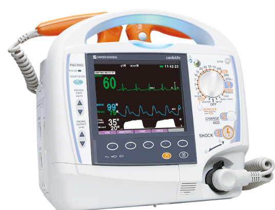 DESFIBRILADOR/CARDIOVERSOR   Modelo: TEC-5631 Marca: Nihon Kohden Fabricante: Nihon Kohden Corp. RMS: 80914690011